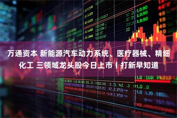 万通资本 新能源汽车动力系统、医疗器械、精细化工 三领域龙头股今日上市丨打新早知道